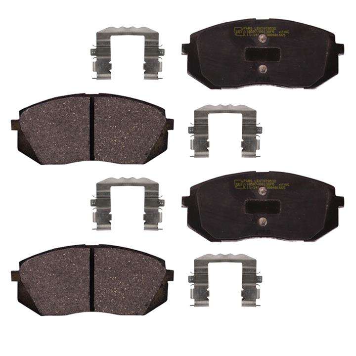 لنت ترمز جلو لنت پارس مدل PL80138-2 مناسب برای کیا اپتیما JF Pars Lent PL80138-2 Front Brake Pad For Kia Optima JF